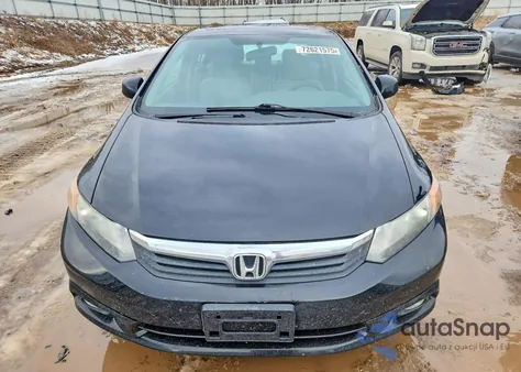2012 Honda Civic Exl из США, поврежденный, VIN 19XFB2F91CE052528
